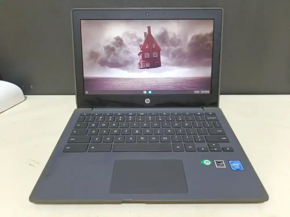 Laptop Hp Chromebook 11G8 Celeron N4020 Ram4Gb Model Slim Batrey 10Jam