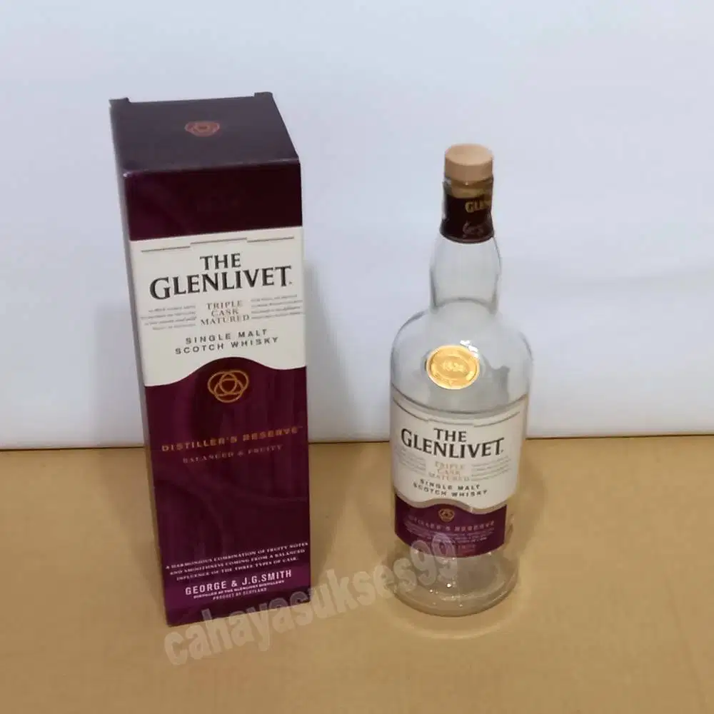Botol Kosong Antik Siglen Box Ungu 1000ml Koleksi Pajangan Antik