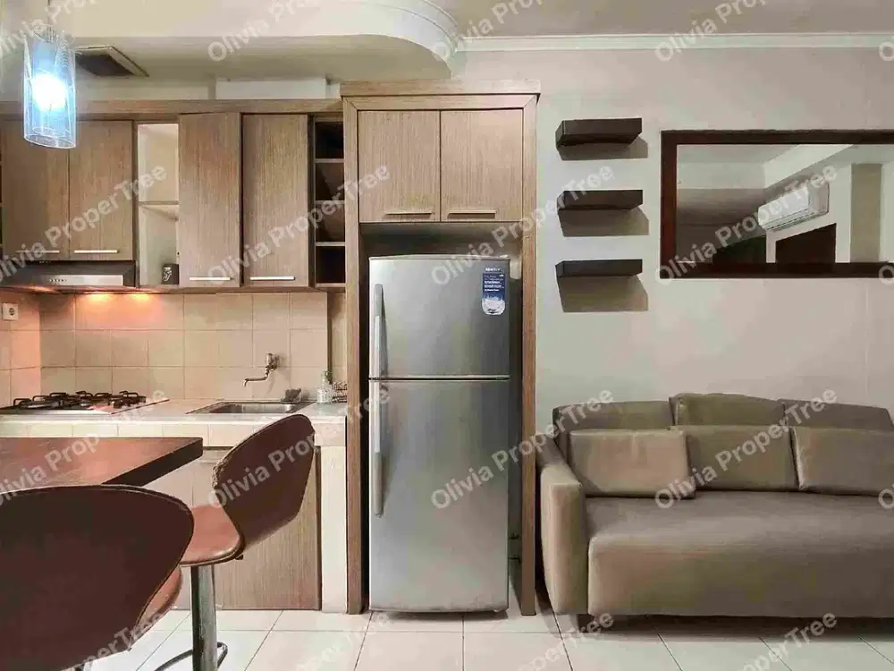 Disewakan 2BR Furnish ada AC 3, Apartemen Mediterania Garden 2
