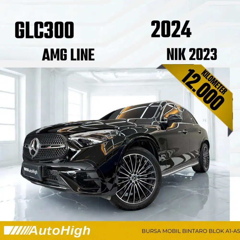 DP10% [Km12.000] GLC300 AMG 2023 Black / GLC 300 Reg 2024 #AUTOHIGH