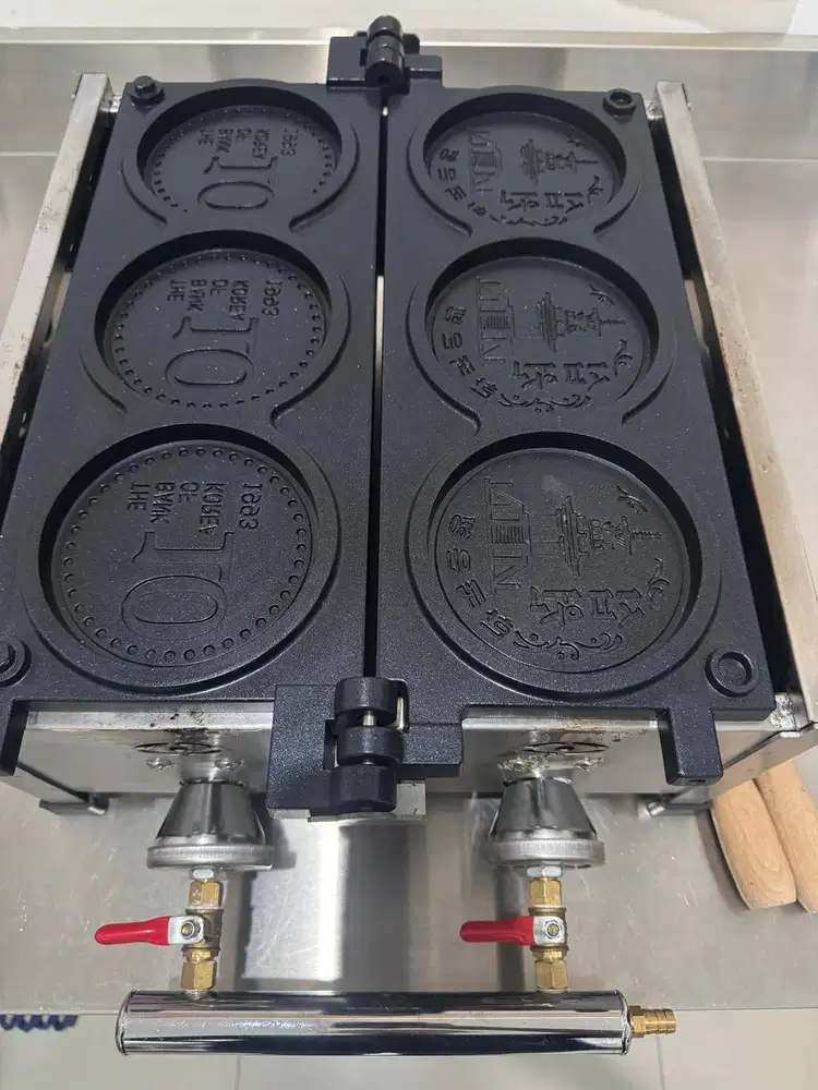 DIJUAL CETAKAN WAFFLE / KUE KOIN GAS – LIKE NEW!