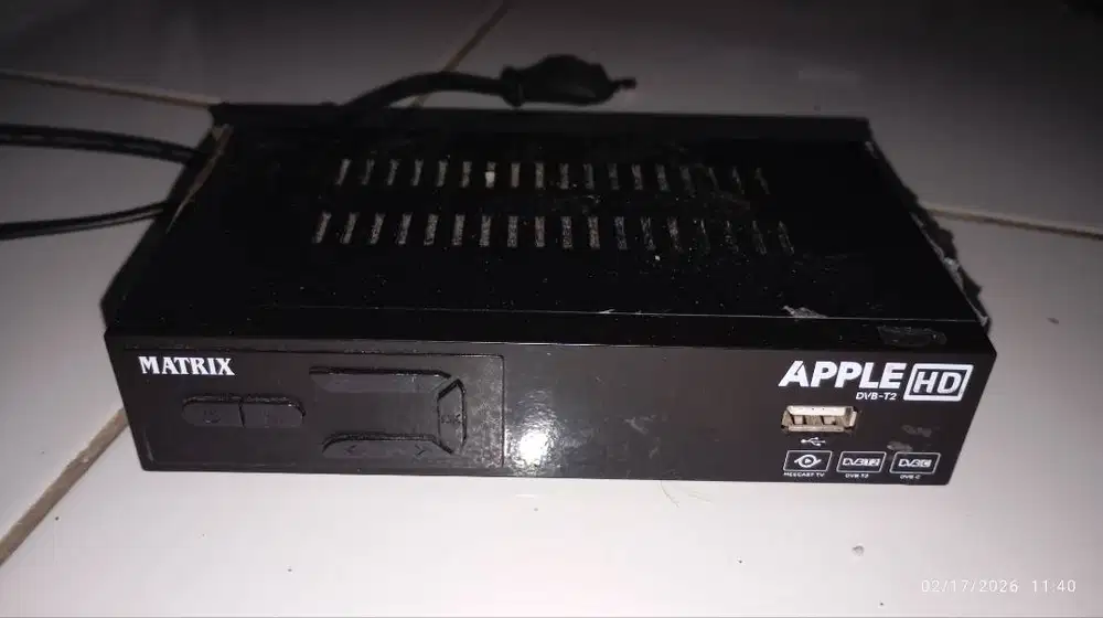 Set Top Box apple merah