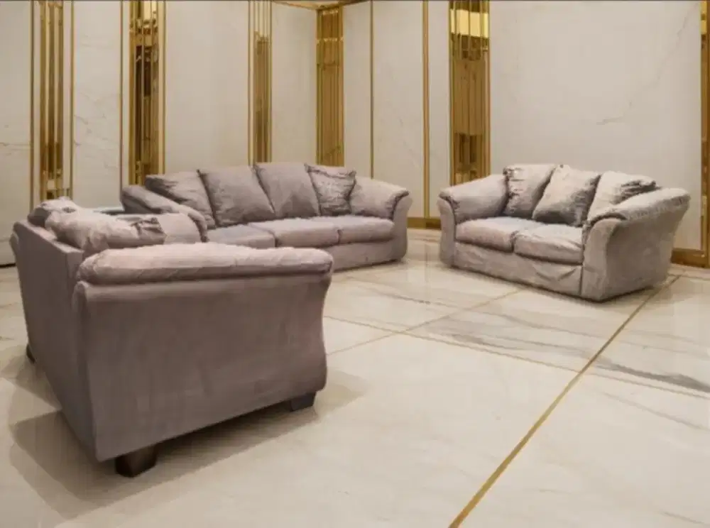 For sale sofa informa seat 322 kain suede siap pakai