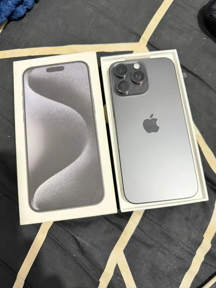 Jual IPHONE 15 pro max 256 giga ex IBOX