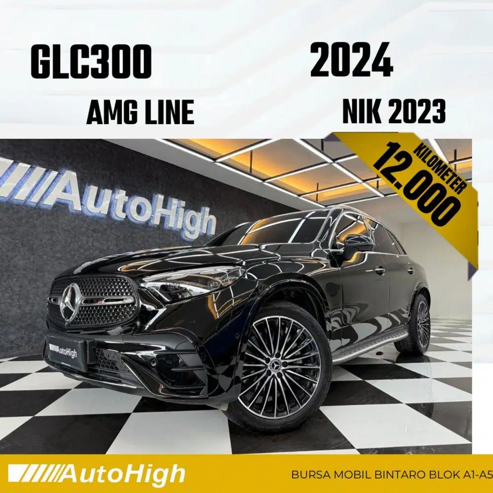 DP10% [Km12.000] GLC300 AMG 2023 Black / GLC 300 Reg 2025 #AUTOHIGH