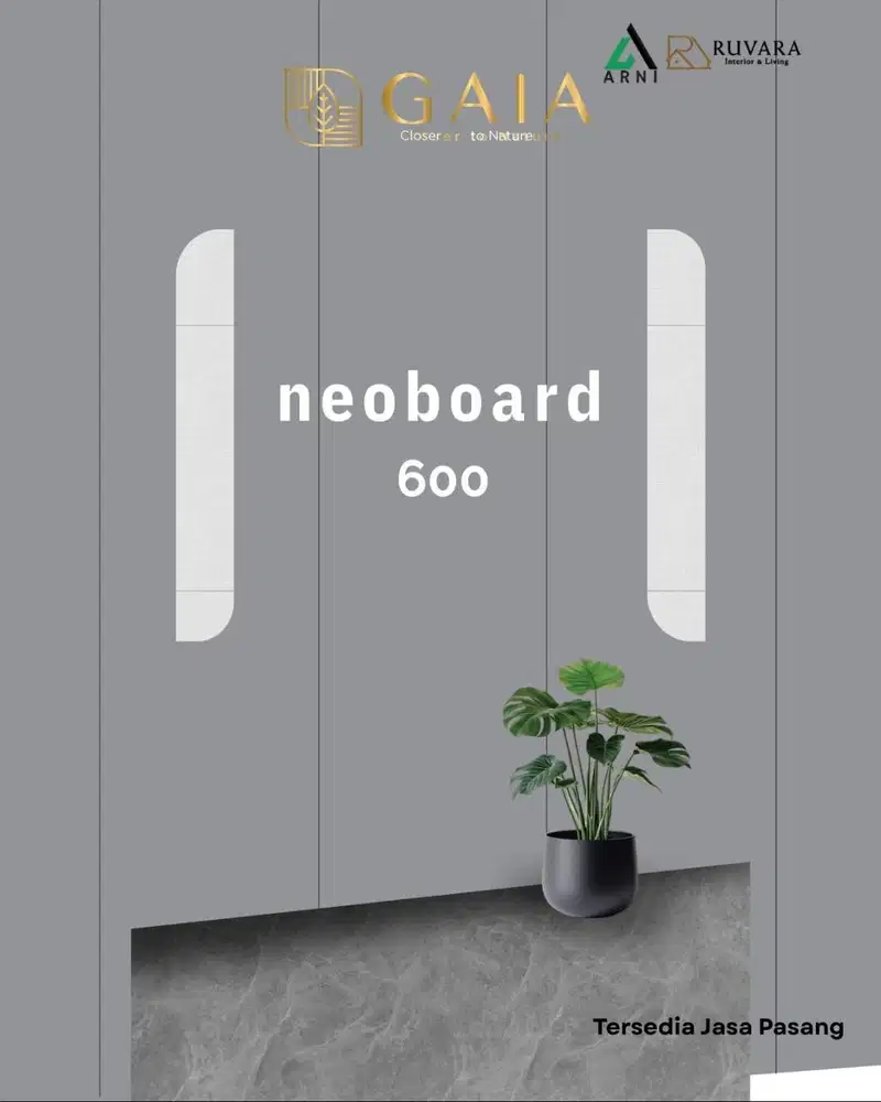 Wallboard GAIA NeoBoard PVC High Quality | Wallboard Premiun | 60 cm
