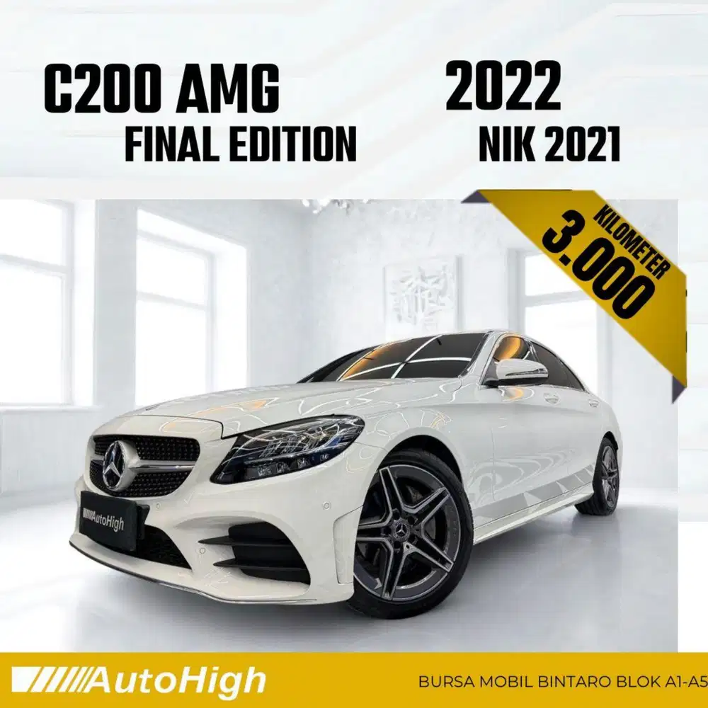 DP10% [Km3.000] C200 AMG 2021 White Reg 2022 #AUTOHIGH