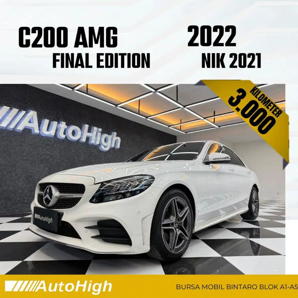 DP10% [Km3.000] C200 AMG 2021 White Reg 2020 #AUTOHIGH