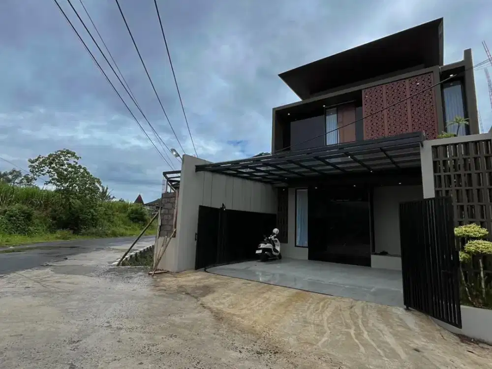 Rumah baru  dijual full furnish  di bakungan wedomartani