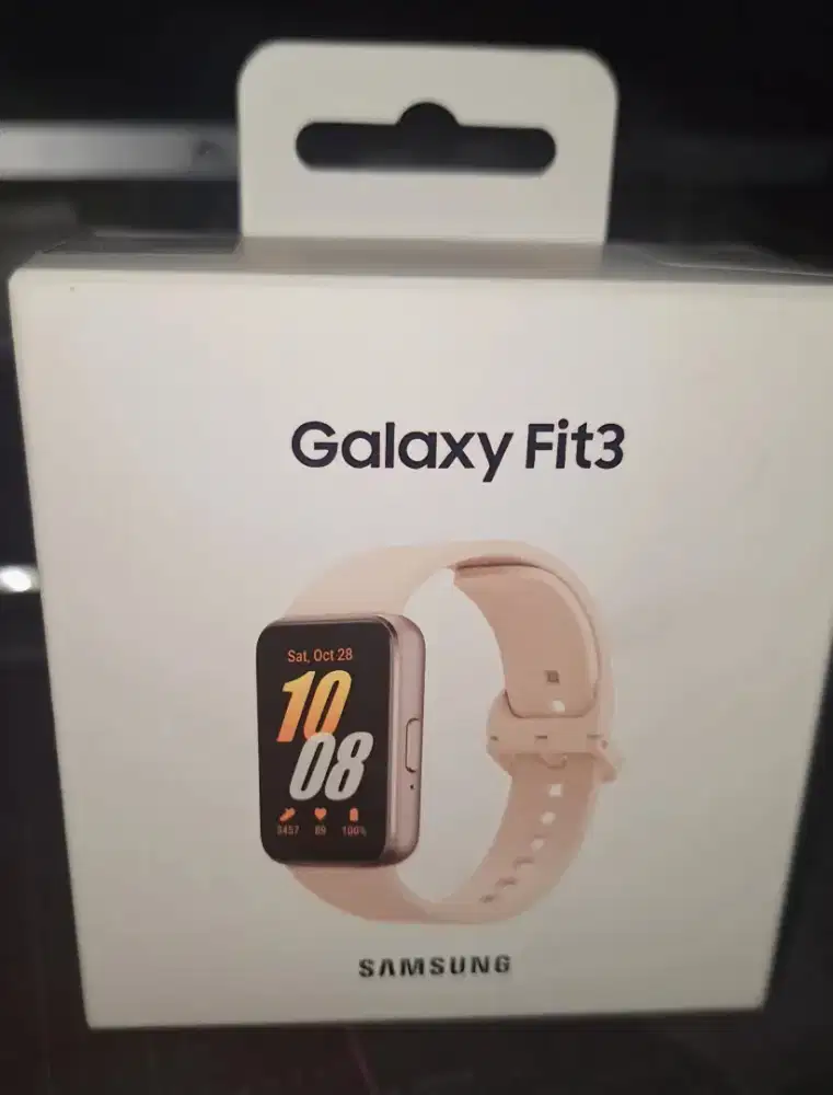 Samsung Galaxy Fit3 New Smartwatch warna rose gold