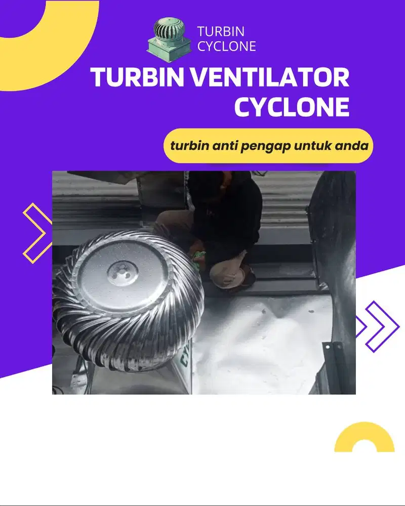 JUAL TURBIN VENTILATOR MOJOKERTO MERK CYCLONE