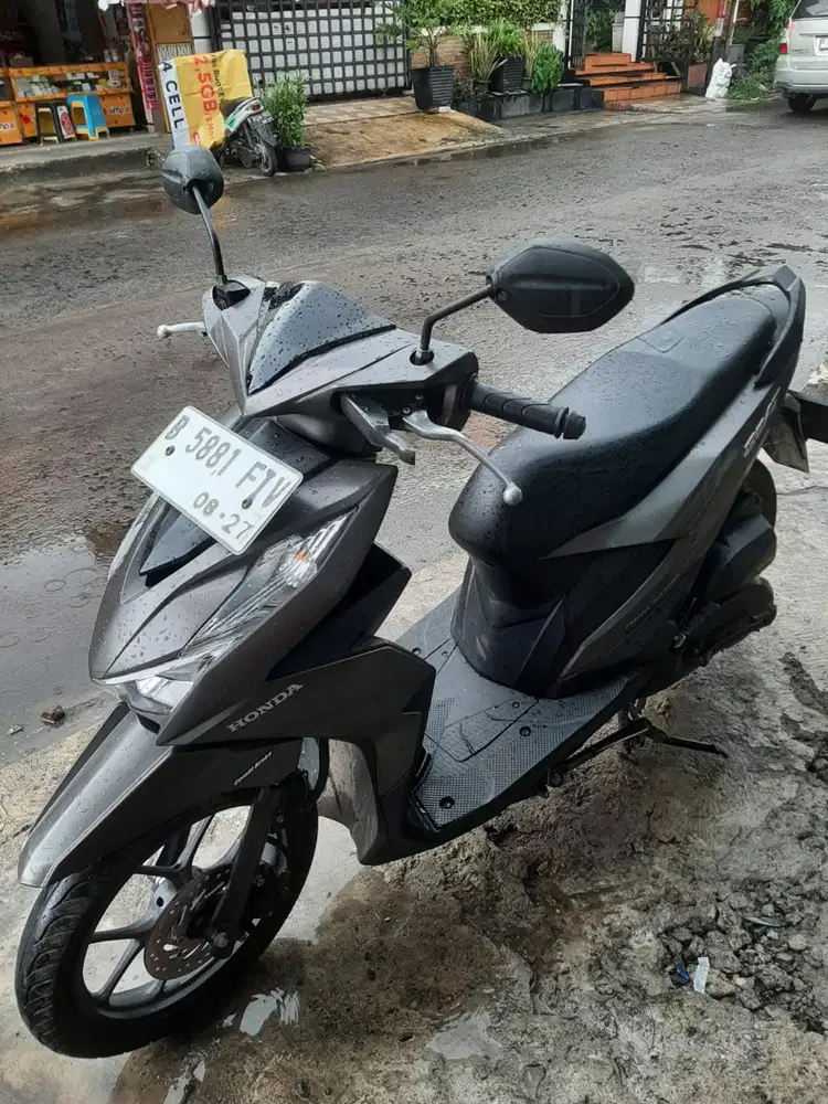Honda Beat Deluxe 2022 ss lengkap mesin bagus pajak hidup Bekasi Kab