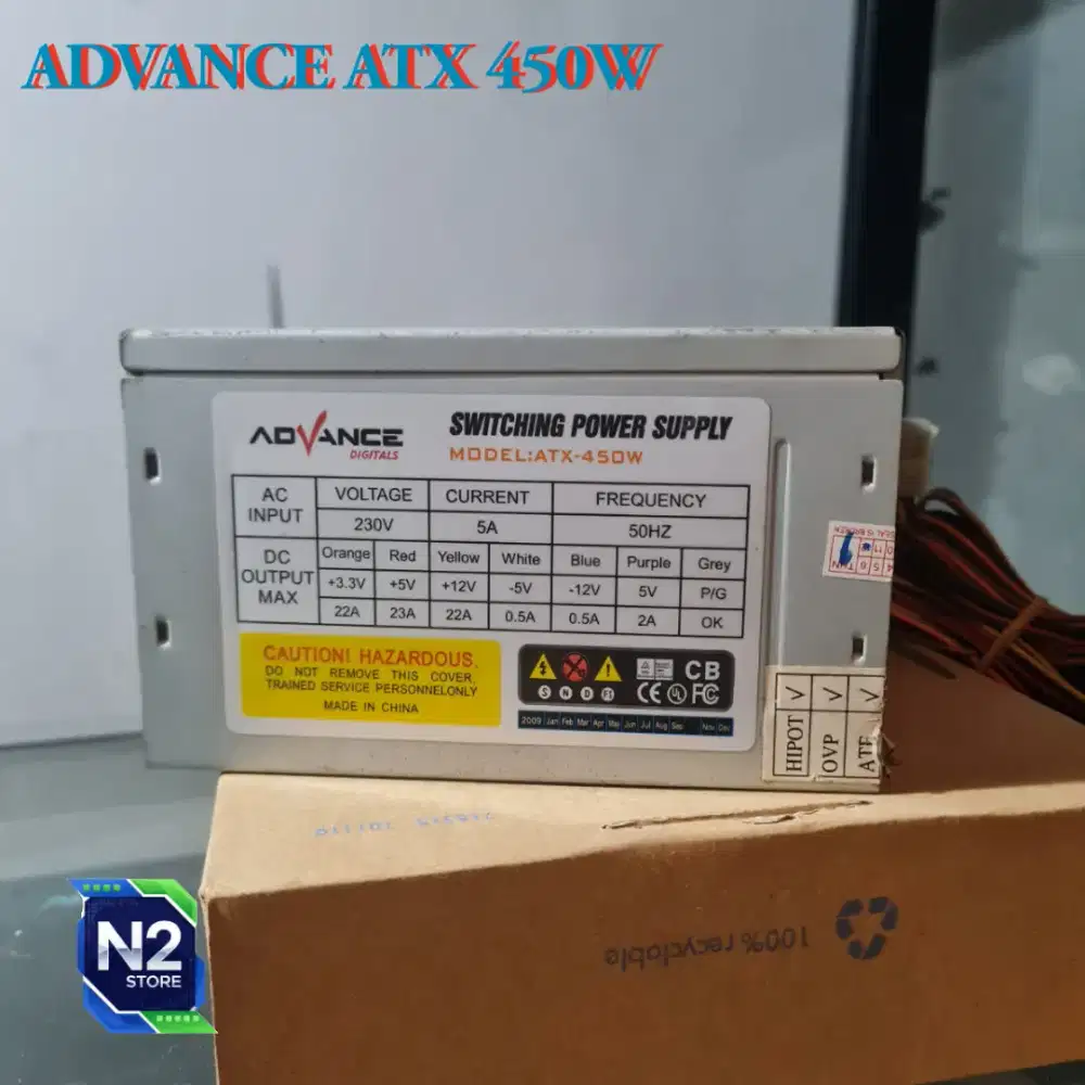 POWER SUPPLY ADVANCE ATX-450W