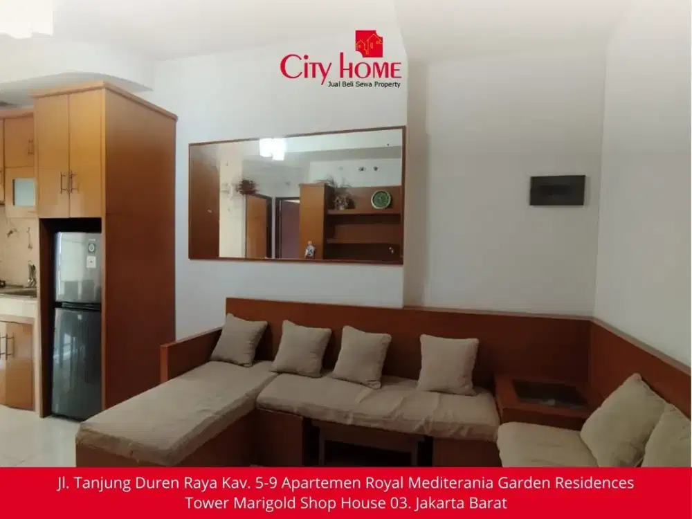 Disewakan 2 BR Furnished Mediterania Garden Residences 2