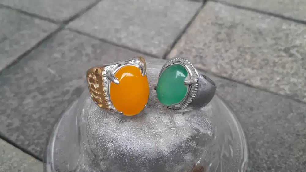 Natural batu cincin size 8