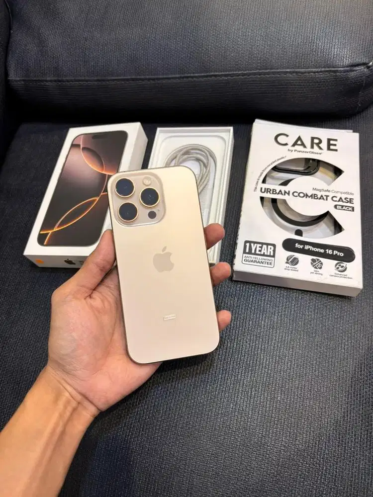 Iphone 16pro 128 ibox garansi on juli 2026