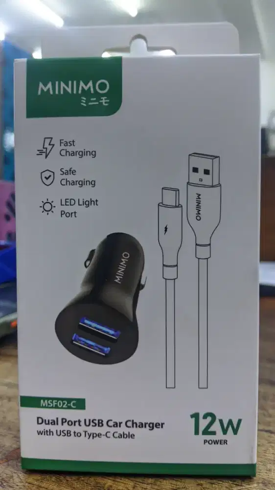 CAR CHARGER MINIMO MSF02-C