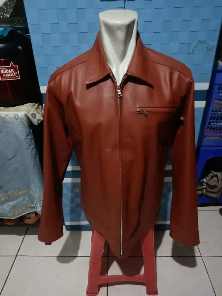 Jaket kulit asli domba