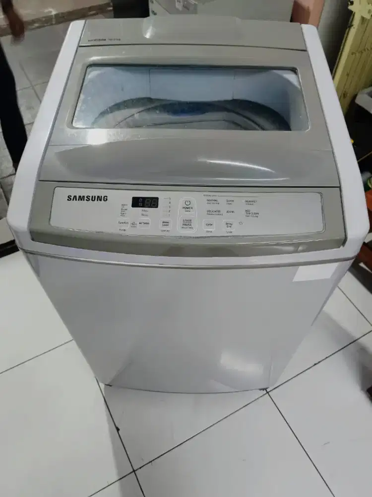 Mesin cuci top loading 10kg samsung wabble masih mulus dan ori semuane