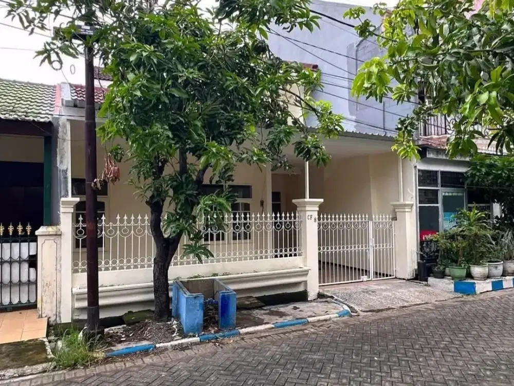 rumah siap huni PERUMAHAN RUNGKUT MAPAN SURABAYA- Security 24 Jam - Row jalan 2 mobil
