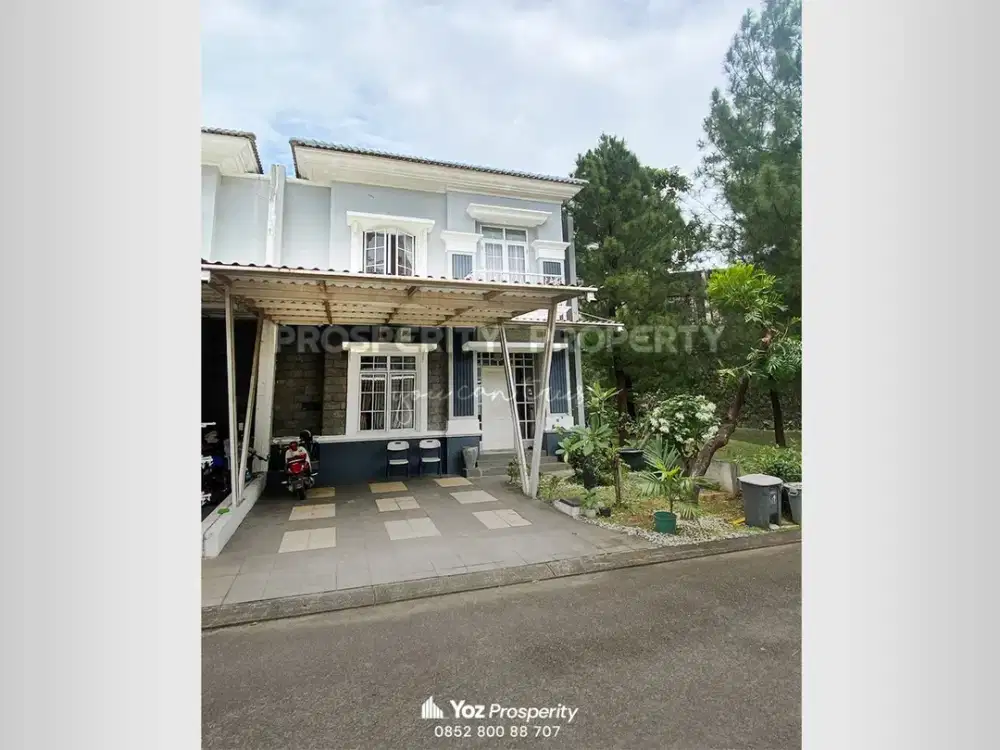 Rumah Hoek di Cluster Menaggio Village Samping Taman Hook Kuldesak Siap Huni Kawasan Il Lago Paramount Gading Serpong