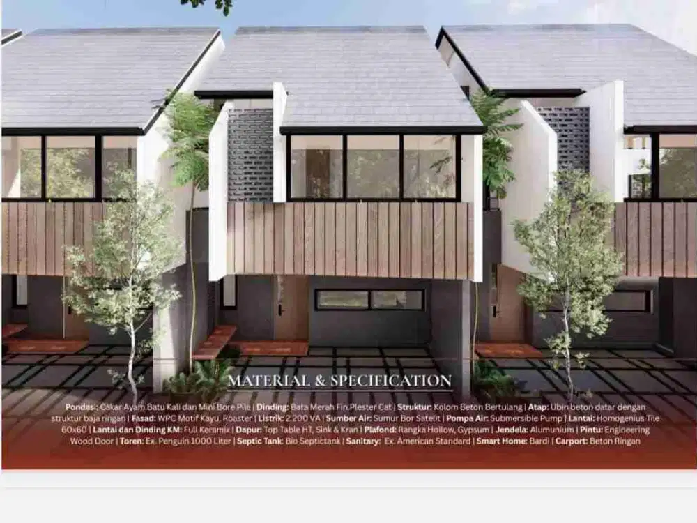 Hunian Natural Modern Premium di Pondok Karya Pondok Aren Tangsel