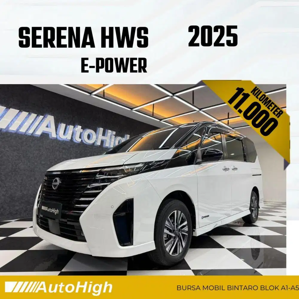DP10% [Km11.000] Serena HWS E-Power 2025 White Reg 2024 #AUTOHIGH