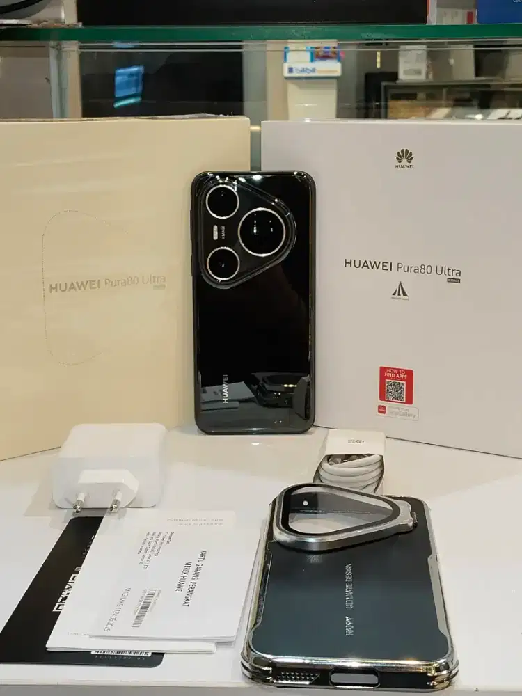 Huawei Pura 80 Ultra 16/512GB Golden Black RESMI INDONESIA