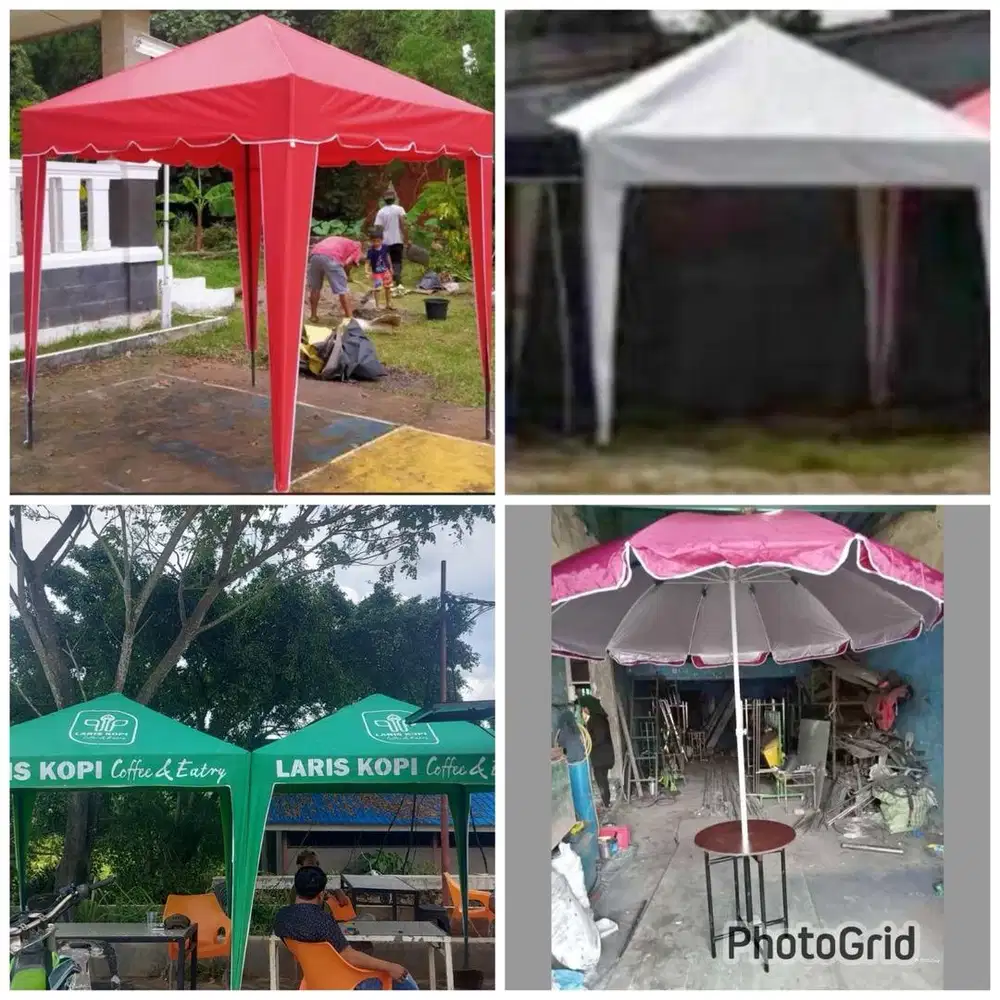 Tenda kafe dan tenda payung (bs antr skitr medan)