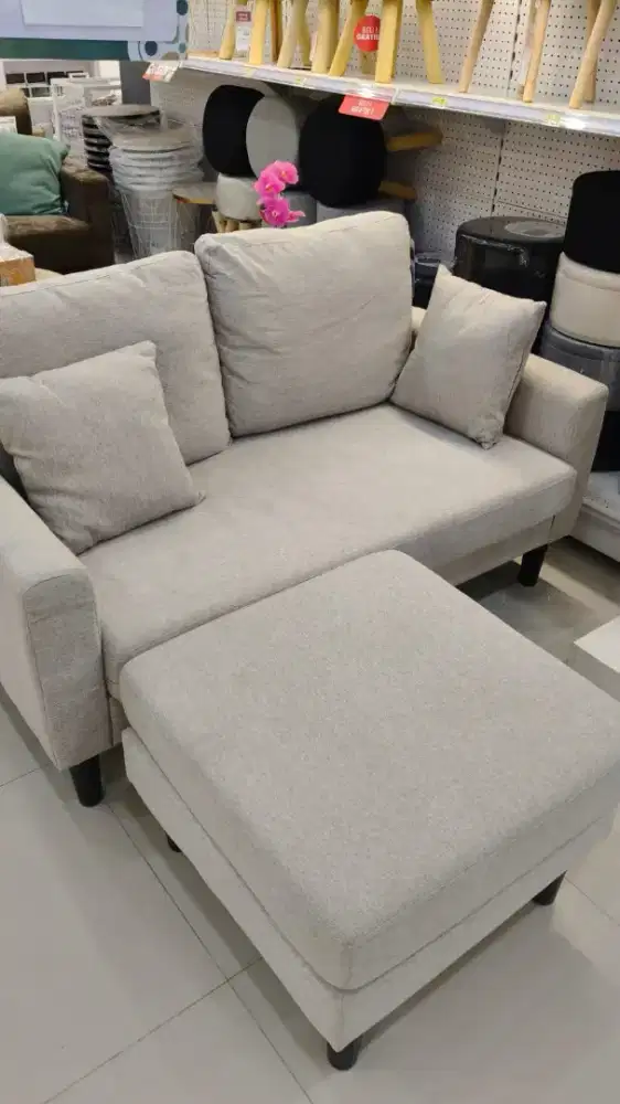 Sofa sudul L murah