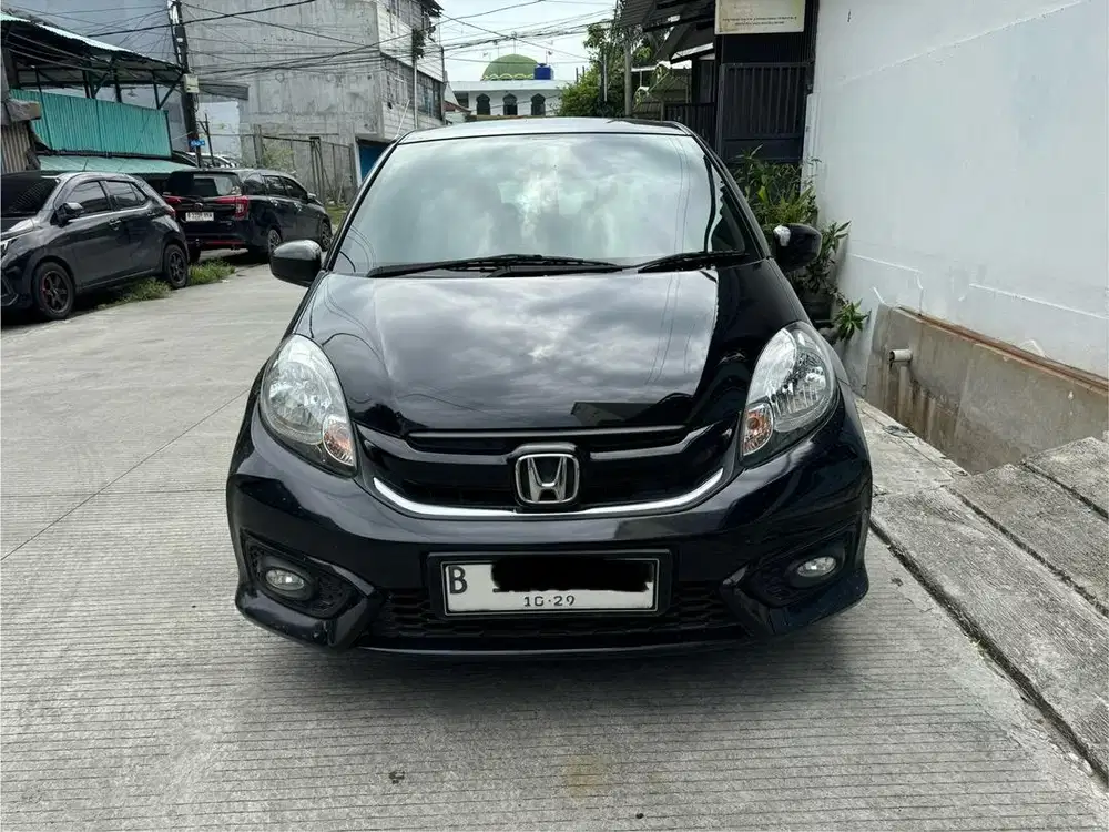 Honda Brio E 2018 km 55rb record Cash