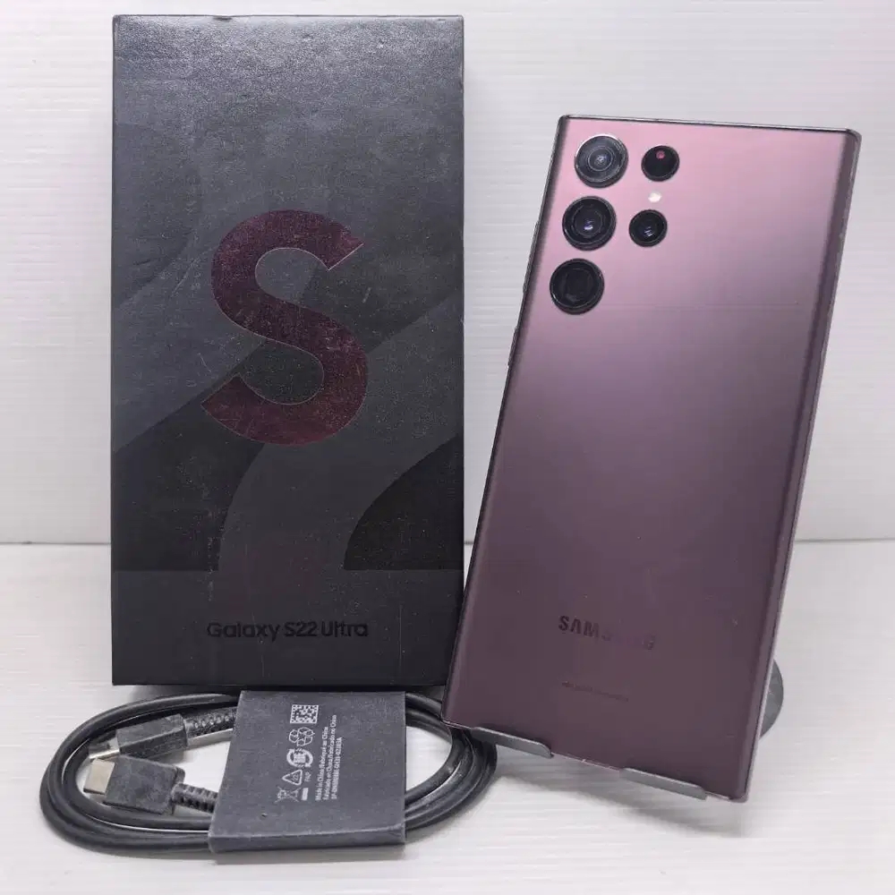 RARE COLOR MULUS SAMSUNG GALAXY S22 ULTRA 5G 12/512 BURGUNDY EX SEIN