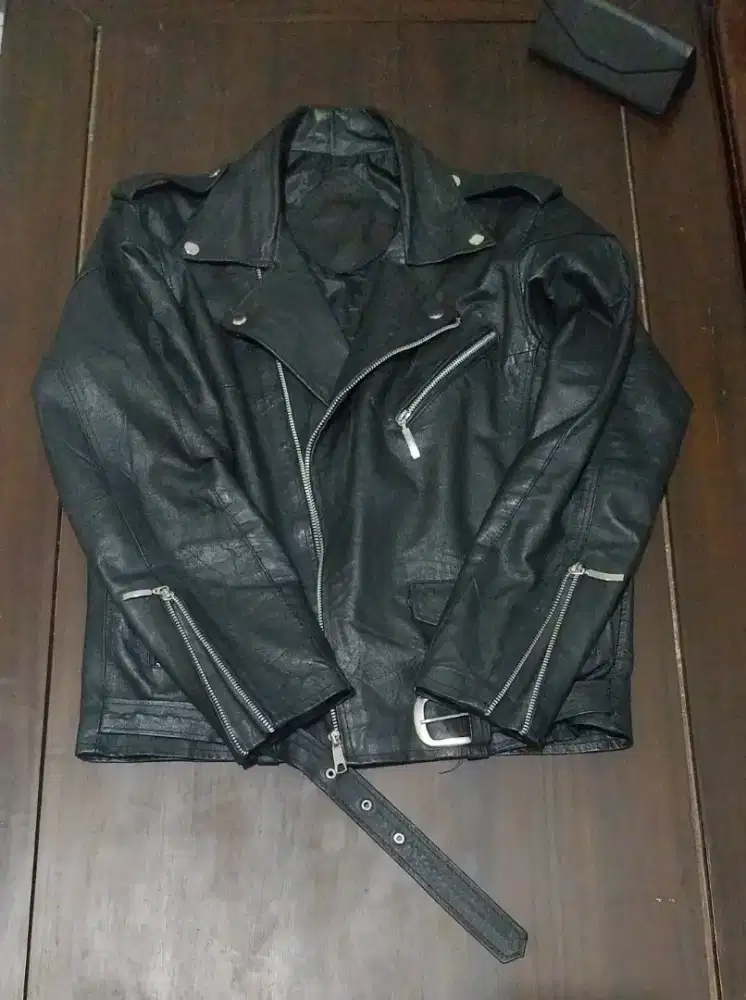 Jaket Kulit DK material kulit sapi