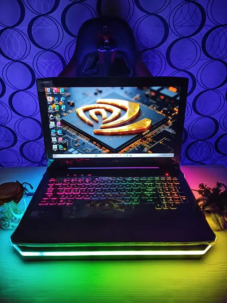 Laptop Gaming ASUS ROG STRIX Core i7 Ram 16gb Ssd+Ssd Dual Vga Nvidia