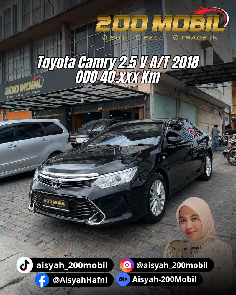 Toyota Camry 2.5 V A/T 2018 Bensin