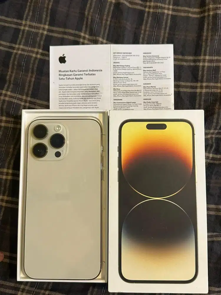 Iphone 14ProMax 256gb resmi ibox terawat