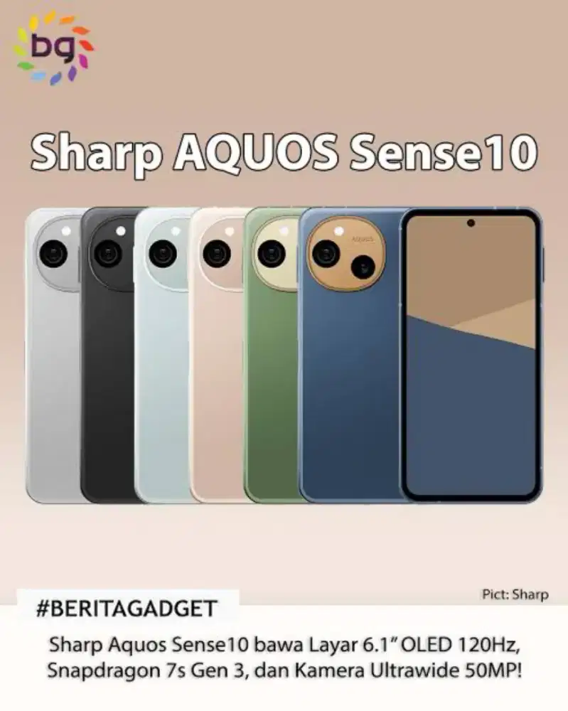 Aquos Sense 10 Produk Jepang