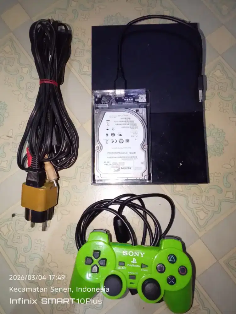 Ps2 slim matrix HDD 250GB 30 game (minus)