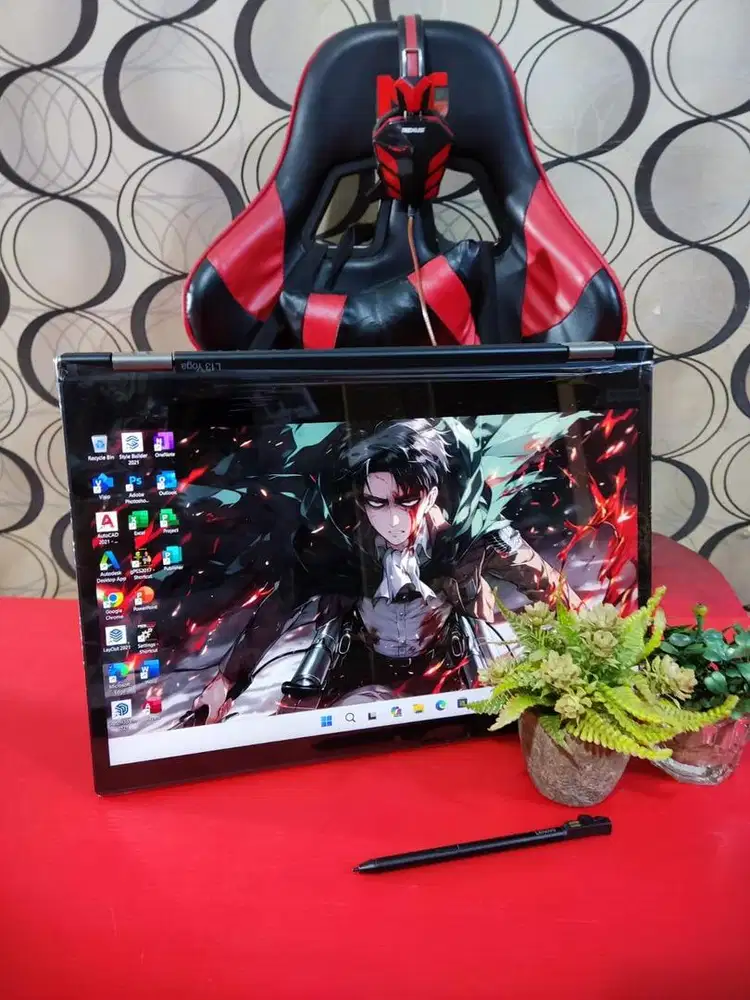 Lenovo Yoga Core i5 Ram 16/256gb Ssd Siap Pakai COD Touchscreen Flip