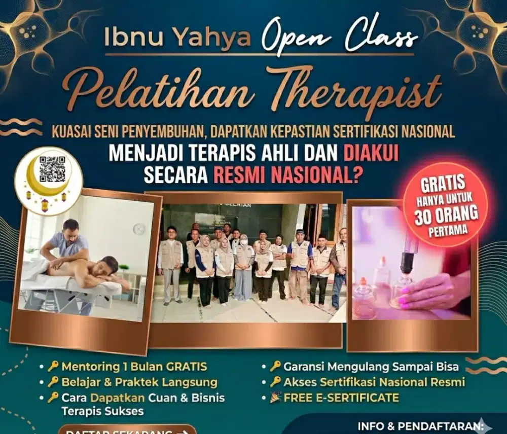 Lowongan Menjadi terapis