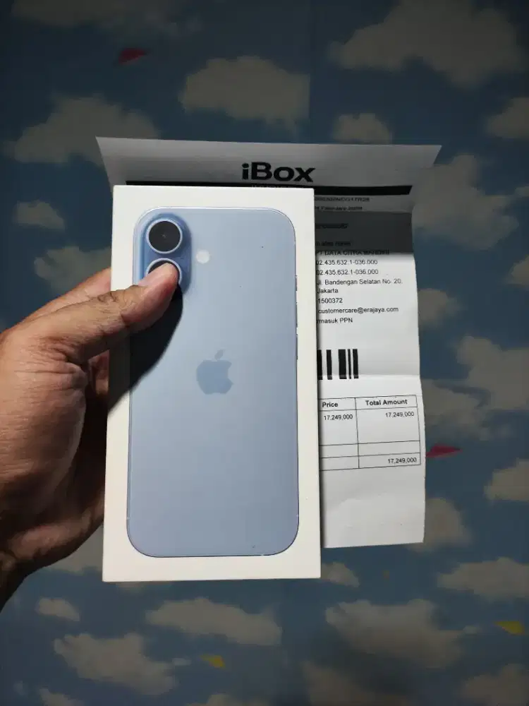 Iphone 17 256 ibox baru dan segel