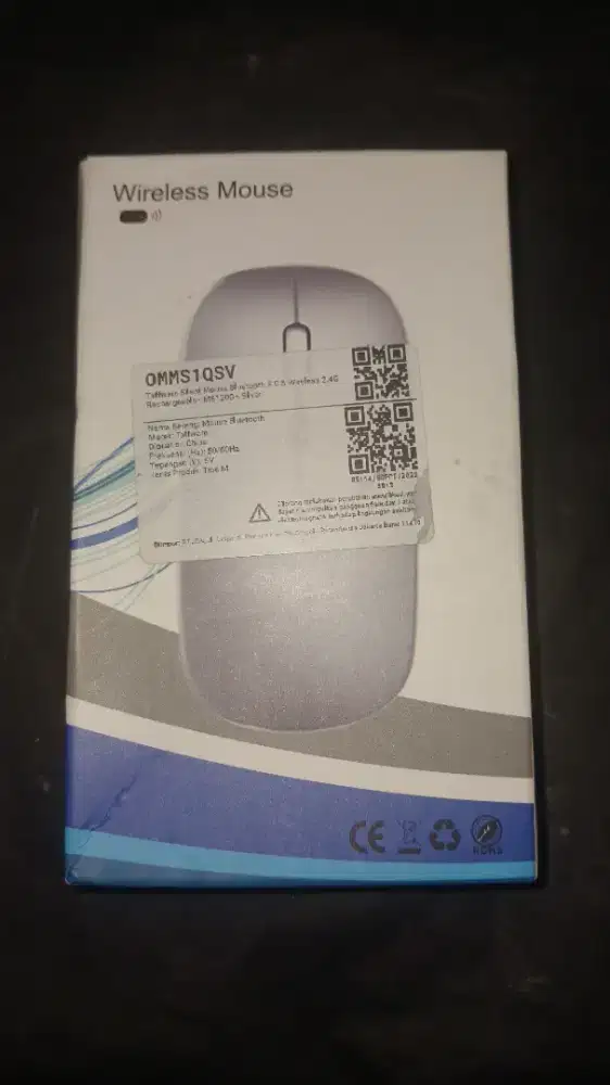 Wireless Mouse Silver Colour