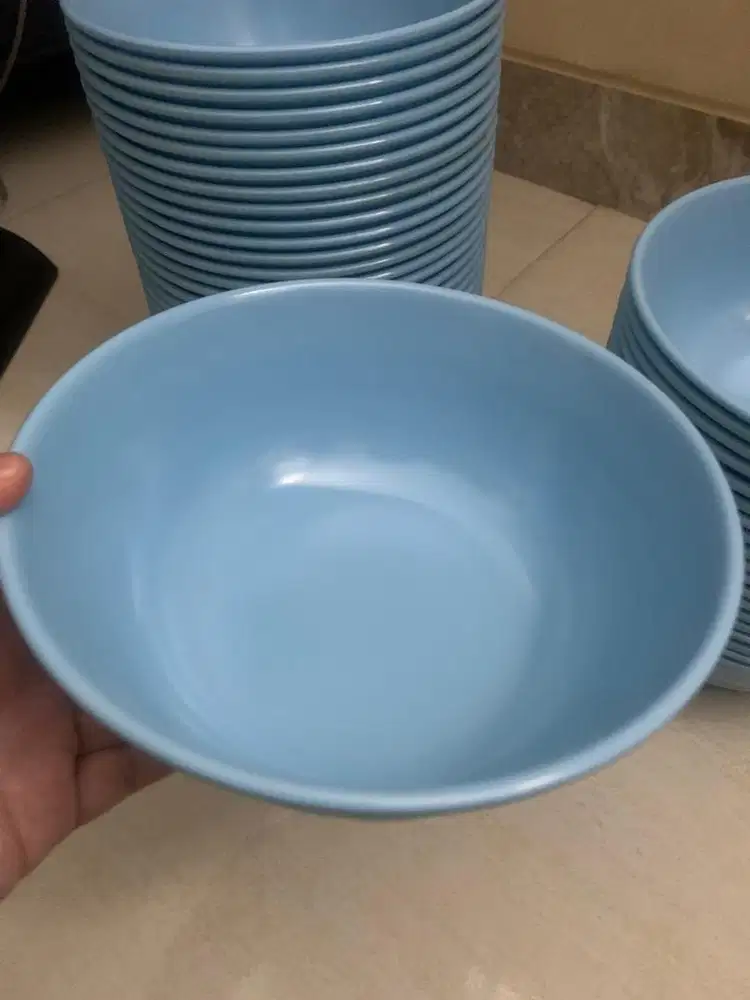 mangkok melanin biru 7 inch