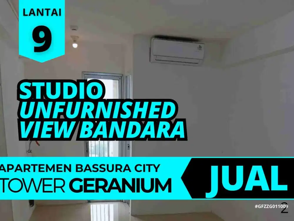 Jual Cepat Studio SHM Lantai 9 Tower G Apartemen Bassura City