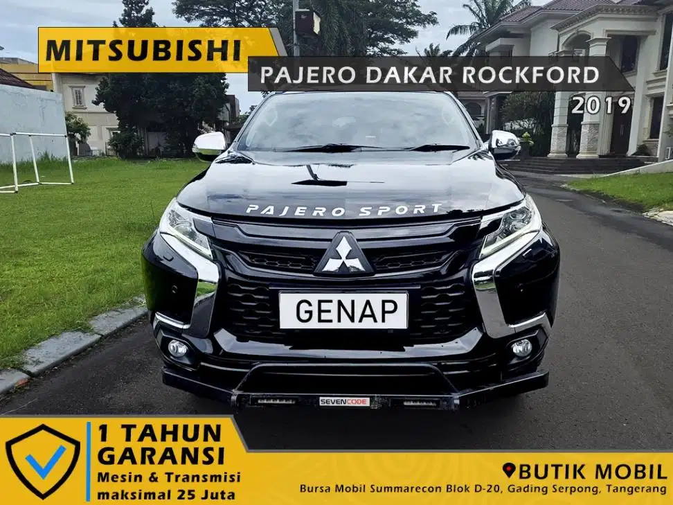 Pajero Dakar Black Ed Rockford Fosgate 2019 / 2020 Hitam