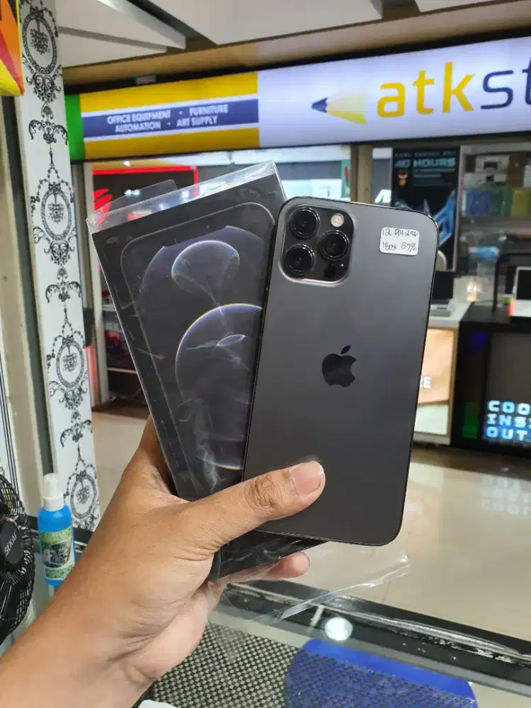 Iphone 12 Pro Max 256 GB iBox Resmi Fullset original