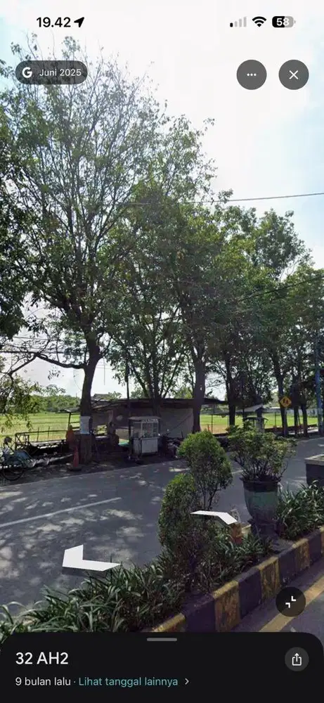 Tanah 1,2 Hektar, Keluar jalan toll, Pinggir jalan, samping kantor KPU