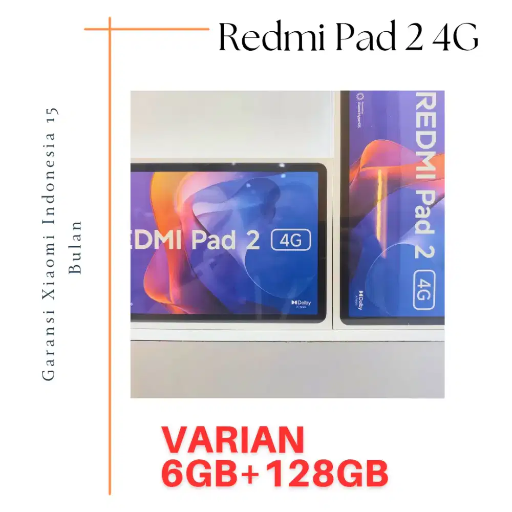 Redmi Pad 2 4G 128GB Garansi Resmi Indonesia