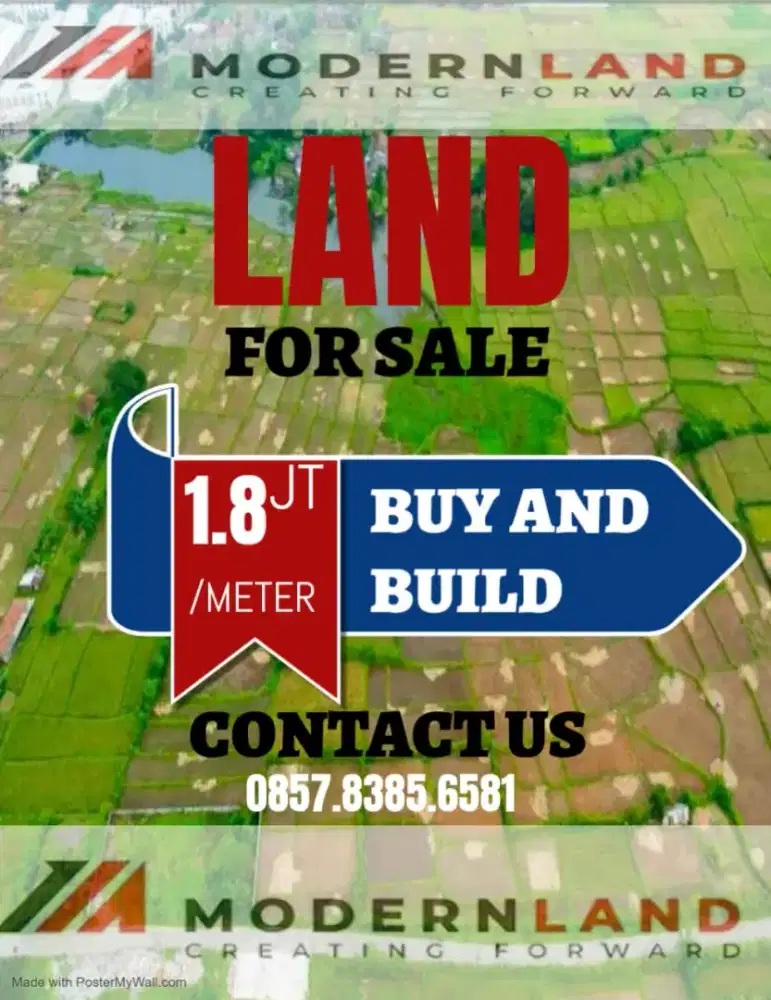 di jual tanah/kavling modernland cikande