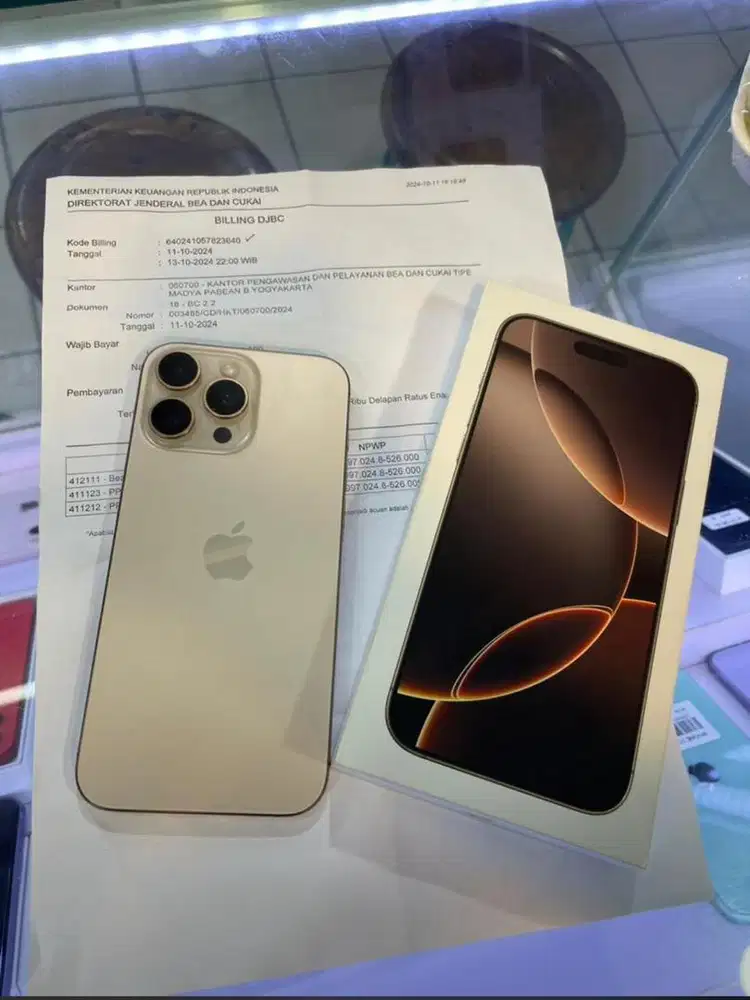 Iphone 16 pro max 256GB bea cukai full original